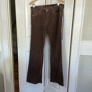 AG Adriano Goldschmied Corduroy Flares Size 31 Regular -Excellent Condition